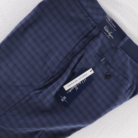 Walter Hagen Other - Walter Hagen Mens 34 Tartan Light Navy Pureflex Performance Golf Shorts